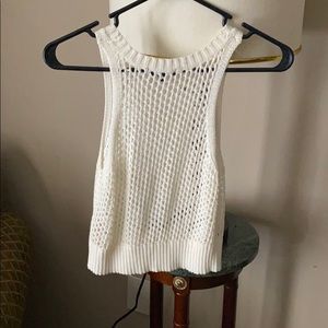 See-through crop top